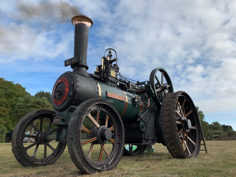 Weeting Rally Burrell steam engine 'The Badger'