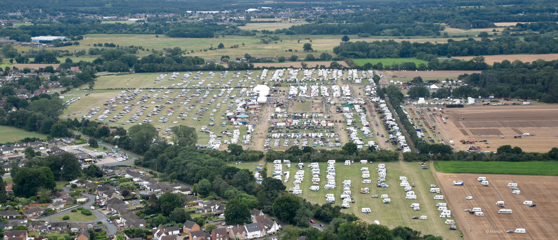 Weeting Rally aerial photo